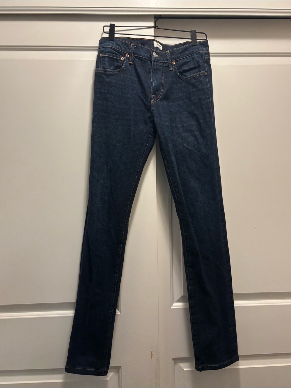 Buck Mason Women’s Skinny Jeans in Dark Indigo